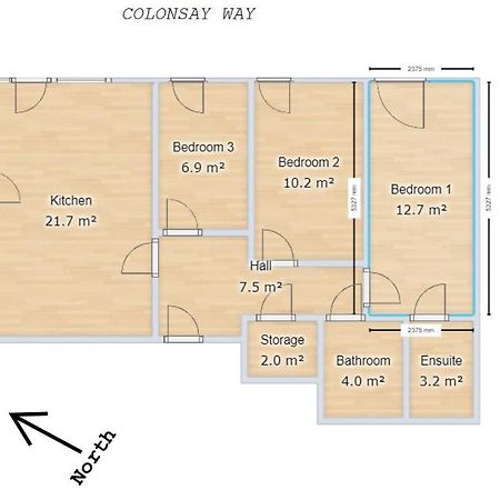 Fabulous 3 Bedroom Flat EDI Exterior foto